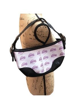 Los Angeles Lakers Fan Leather Adjustable Shoulder Purse